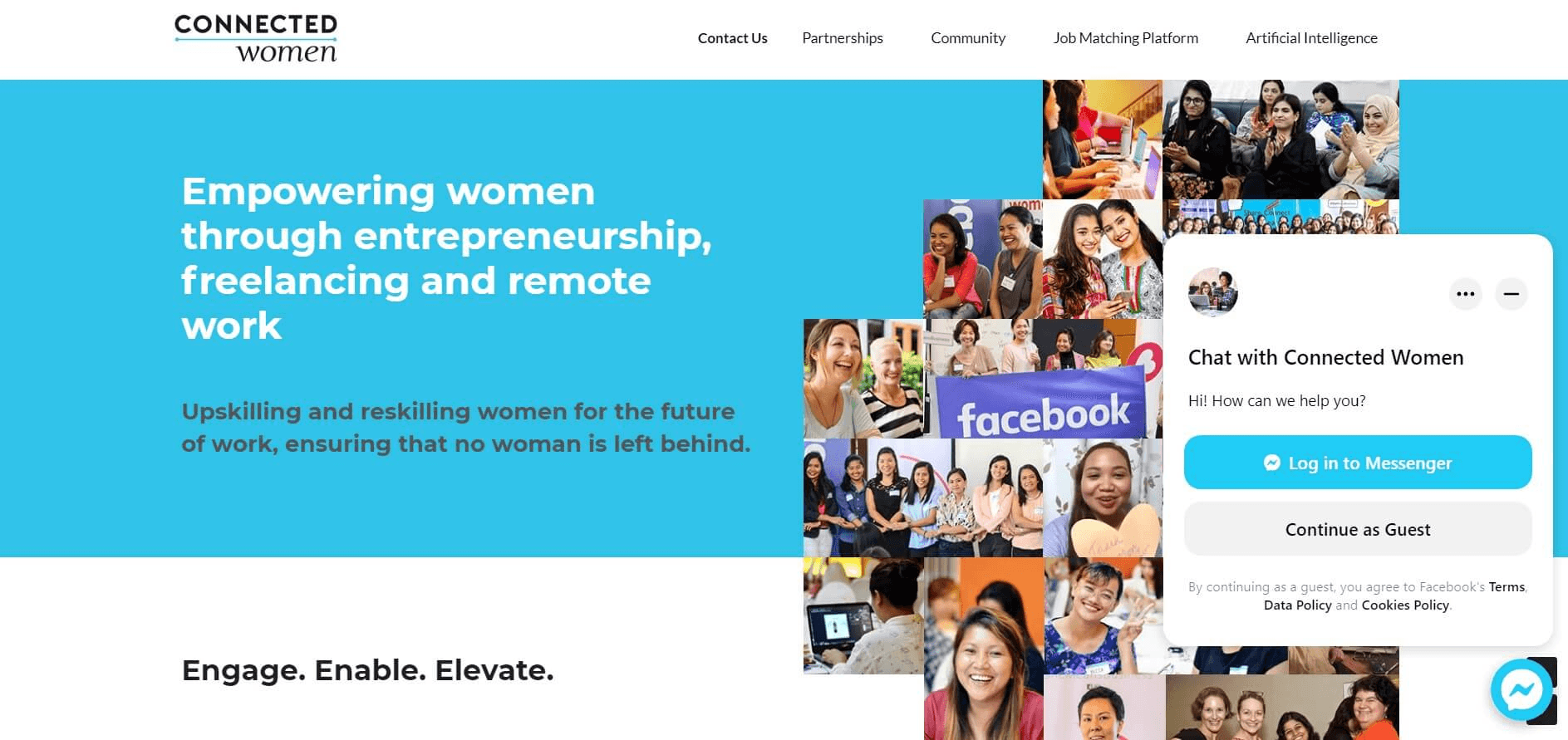 null Connected Women site